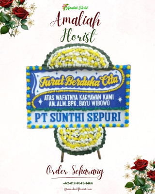 Papan Bunga Duka di Sawah Lebar Baru