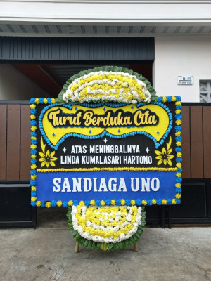 Papan Bunga Duka di Sawah Lebar Baru
